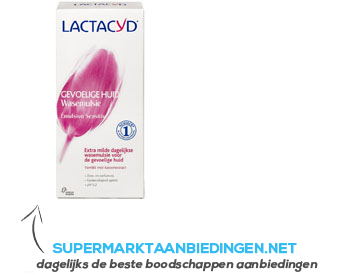 Lactacyd Gevoelige huid wasemulsie aanbieding