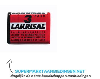 Lakrisal Salmiak aanbieding