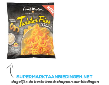 LambWeston Twister fries naturel aanbieding