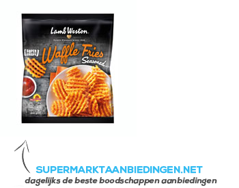 LambWeston Waffle fries aanbieding