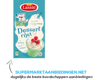 Lassie Dessert rijst aanbieding