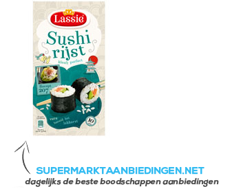 Lassie Sushi rijst aanbieding