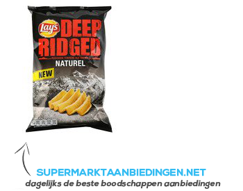 Lay's Deep ridged naturel aanbieding