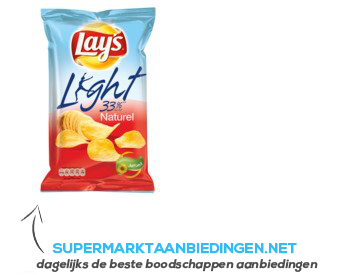 Lay's Light naturel aanbieding