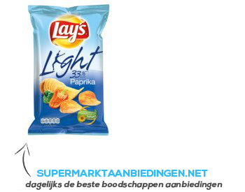 Lay's Light paprika aanbieding