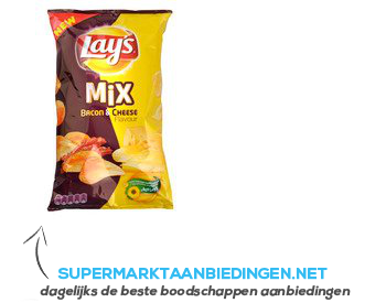 Lay's Mixes bacon & cheese aanbieding