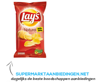 Lay's Naturel XXL aanbieding