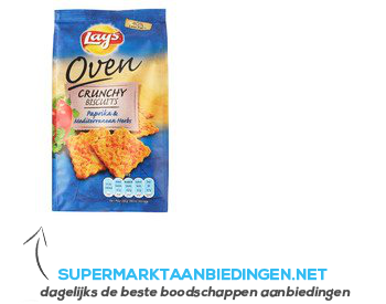 Lay's Oven biscuits paprika-Mediterr. herbs aanbieding