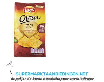 Lay's Oven pita bites Italian cheese-herbs aanbieding