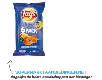 Lay's Paprika 6-pack aanbieding