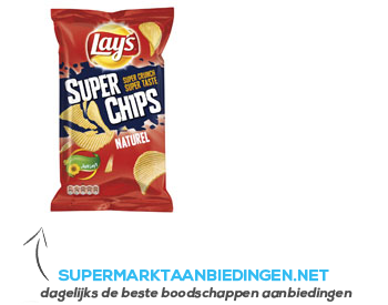 Lay's Superchips naturel aanbieding