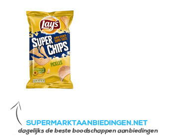 Lay's Superchips pickles aanbieding