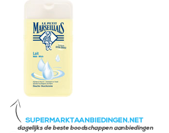 Le Petit Marseillais Douchegel melk aanbieding