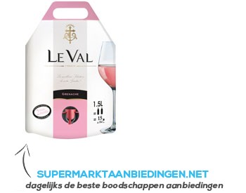 Le Val Rosé pouch aanbieding