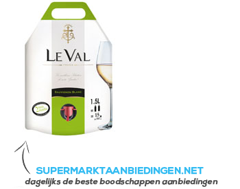 Le Val Sauvignon Blanc pouch aanbieding