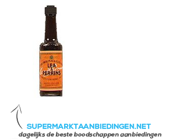 Lea & Perrins Worcestershire sauce aanbieding