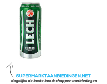 Lech Premium beer aanbieding