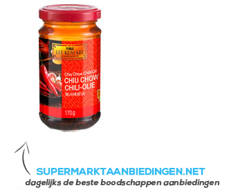 Lee kum kee Chiu chow chilli oil aanbieding