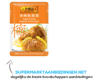 Lee kum kee Lemon sauce aanbieding