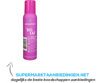 Lee Stafford Big fat root boost mousse spray aanbieding