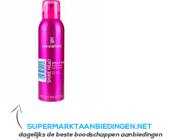 Lee Stafford Shine head spray aanbieding