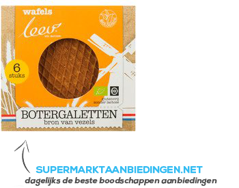 Leev Biologische botergaletten glutenvrij aanbieding