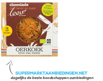 Leev Biologische chocolade oerkoek glutenvrij aanbieding