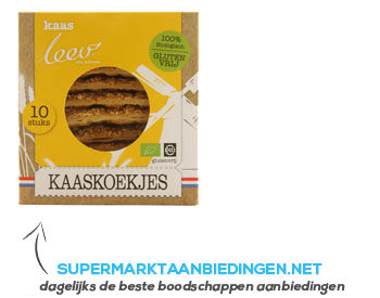 Leev Kaaskoekjes glutenvrij aanbieding