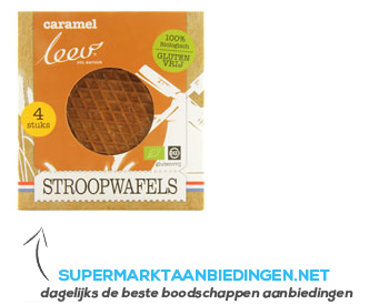 Leev Stroopwafels glutenvrij aanbieding