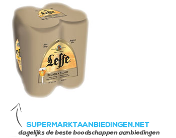 Leffe Blik 4-pack aanbieding