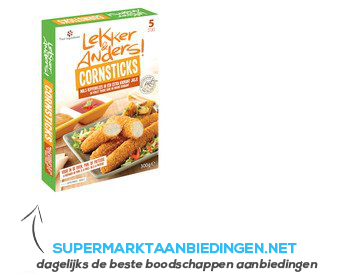 Lekker&Anders Cornsticks aanbieding