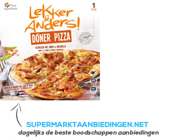 Lekker&Anders Doner pizza aanbieding