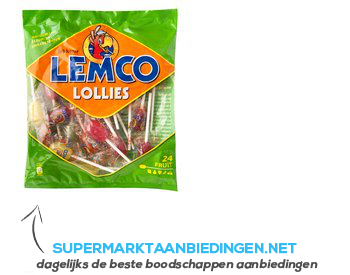 Lemco Lollies fruit aanbieding