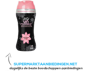 Lenor Unstoppables passie aanbieding