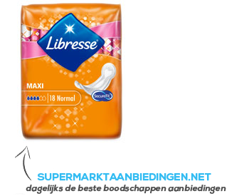 Libresse Maxi normal maandverband aanbieding