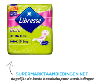 Libresse Ultra long maandverband aanbieding