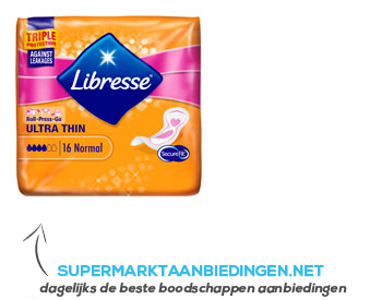 Libresse Ultra normal maandverband aanbieding