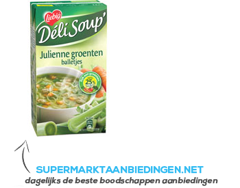 Liebig Deli Soup groenten met balletjes aanbieding