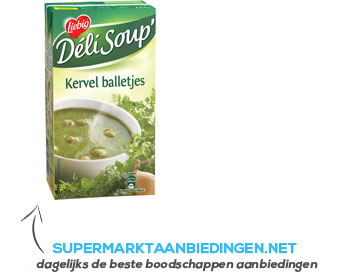 Liebig Deli Soup kervel aanbieding