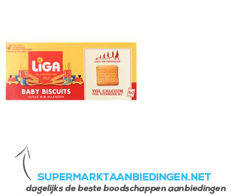 Liga Babybiscuits vanaf 4 mnd en ouder aanbieding