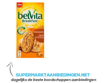 Liga Belvita breakfast meergranen aanbieding