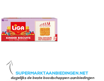 Liga Kinderbiscuits vanaf 12 mnd en ouder aanbieding