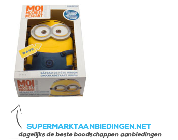 Light Body Minions taart aanbieding