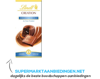 Lindt Creation moulleux aux chocolat aanbieding