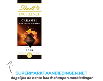 Lindt Excellence caramel salee aanbieding