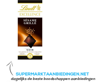 Lindt Excellence sesam grille aanbieding