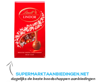 Lindt Lindor milk aanbieding