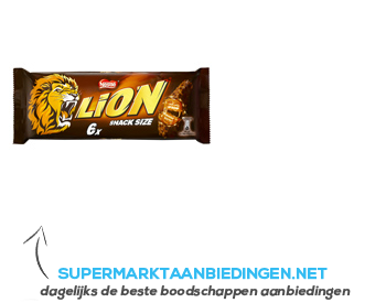 Lion Snacksize aanbieding