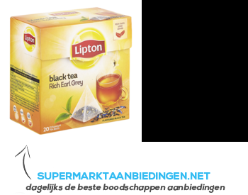 Lipton Capsules zwarte thee exquisite earl grey aanbieding