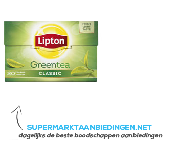 Lipton Groene thee clear aanbieding